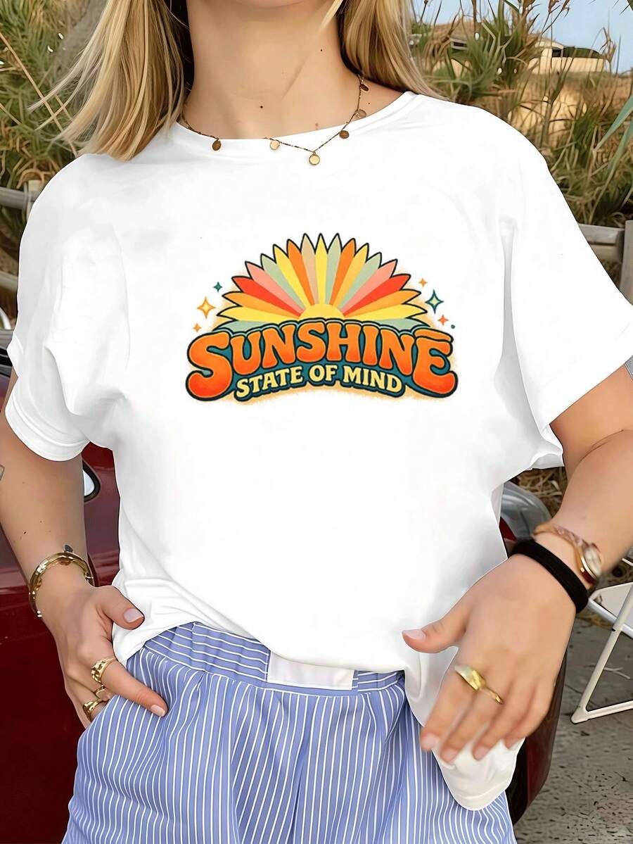 Women T-Shirts - White - View 1