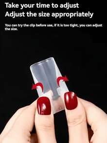 5pcs Transparent Nail Care Tool Set, Suitable For DIY Manicure And Salon Use - Clear - View 2