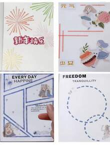 Bộ 10/20/30 cuộn băng dính Washi, băng dính trang trí siêu hẹp 3mm, họa tiết hoa cổ điển/màu sắc rực rỡ, thích hợp cho việc viết nhật ký, làm sổ lưu niệm, đồ thủ công DIY, trang trí sổ kế hoạch. - A - Xem 2