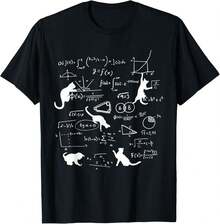ClassicCamiseta divertida para profesor de ciencias y matemáticasSummer Tee - Negro - Ver 1