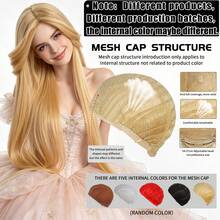 160cm Ultra Long Straight Blonde Anime Cosplay Wig With Bangs - Heat Resistant Synthetic Hair, Extra Long Golden Center Part Anime & Princess Wig For Women, Holiday, Comic Con, Stage Performance, Themed Party & Daily Use, Natural Looking - Multicolor - View 9