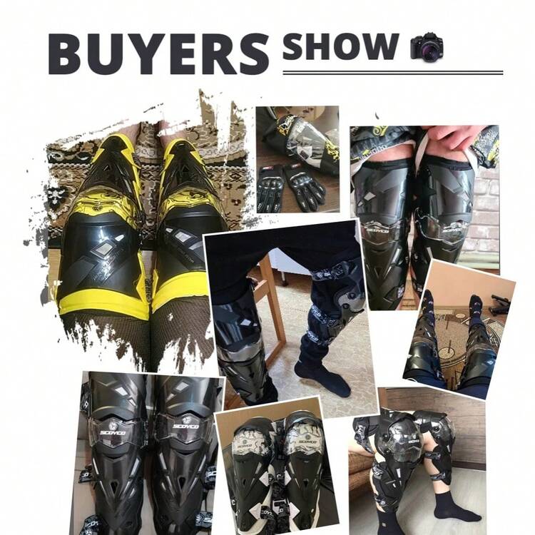Motorcycle Knee Pads Riding Knee Protection Motorcycle Kneepads With Removable Lining Knee Pad Protector Guard Motocross Knee Protective Gear Motorbike Kneepads Anti-Fall Motorcycle Accessories Essential Rider Gifts For Riding - A - View 7