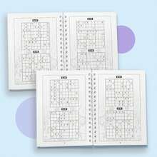 Bộ sách luyện tập Sudoku - "Tư duy thông minh, phát triển mạnh mẽ" - Thử thách lưới logic tăng dần, rèn luyện khả năng tập trung, tư duy phản biện, kỹ năng toán học và khả năng giải quyết vấn đề một cách tự tin. - Sudoku - Xem 7