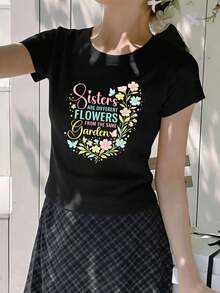 Women T-Shirts - Black - View 2