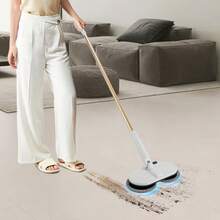 (11.38*5.51*30.31-43.31 In) Mop Mops For Floor Cleaning With 4 Pads, White Spin Mop For Hardwood Floor Cleaner Machine - A - 查看 3