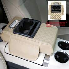 1pc Multifunctional 4-In-1 Car Armrest Box Heightening Pad, Central Armrest Box, Cup Holder, Tissue Box, Versatile Car Armrest Pad With Cup Holder - one-size - View 9
