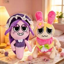 Dandy's World Tisha & Yatta Plushies - 2Pack Soft Stuffed Dolls, Cute Game Character Toys For Fans - 2pc - View 4