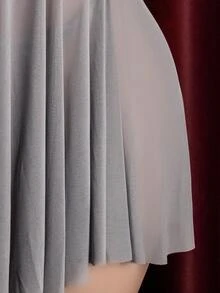 Đồ ngủ gợi cảm dành cho nữ, váy ngủ hai dây ren hình trái tim, váy ngủ mini kiểu babydoll với chi tiết khoét rỗng. - màu đen - Xem 7