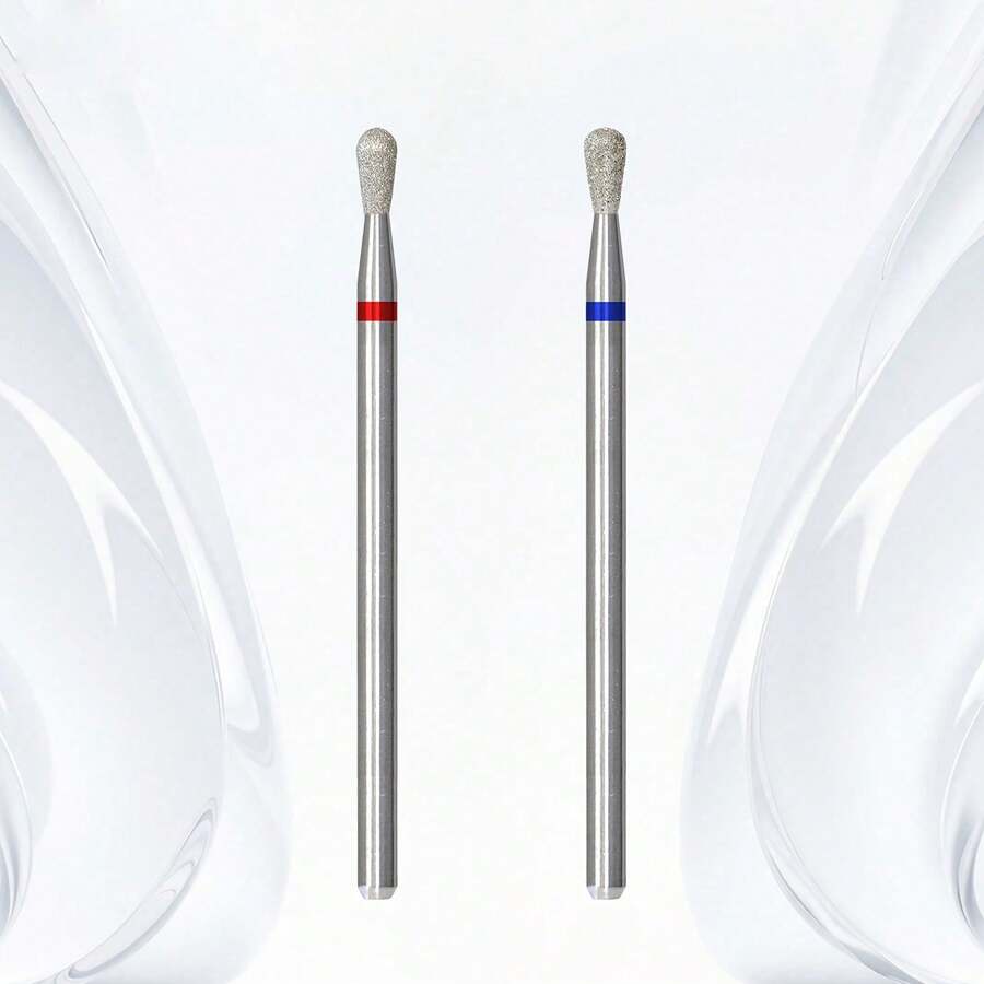 3/32" Diamond Rotary Nail Drill Bit - Rotating Cuticle & Nail Care Drill Bit, Russian Manicure Electric Nail Drill For Removing Calluses And Nail Care, Electric Manicure Pedicure Beauty Tool, Medium/Fine Grit - Multicolor - View 1