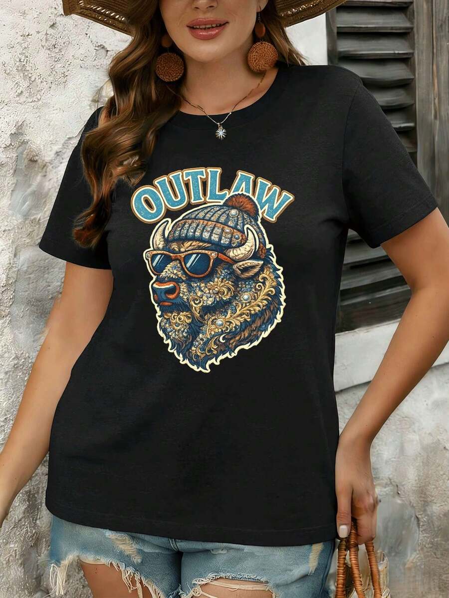 Women T-Shirts - Black - View 1