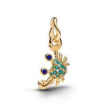 1pc Silver Plated Sun Shell Crocodile Pendant, DIY Bracelet/Necklace Gift - Multicolor B - View 7