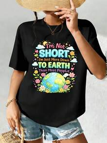 Women T-Shirts - Black - View 2