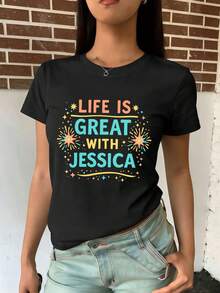 Women T-Shirts - Black - View 2