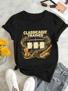 Women T-Shirts - Black - View 1