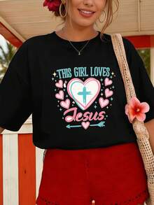 Women T-Shirts - Black - View 1