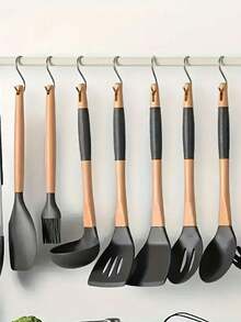 Móc treo tường hình chữ S bằng thép không gỉ, móc chữ S đa năng dùng để treo quần áo, mũ, thịt, xúc xích, nhà bếp, phòng tắm, không cần khoan. - nhiều màu - Xem 1