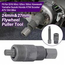 24mm And 27mm Magnetic Flywheel Puller - Durable And Effective, Suitable For GY6 50cc 90cc 110cc 125cc Kawasaki Suzuki Scooter ATV Dirt Bike Small Engine Stator Removal - A - View 8
