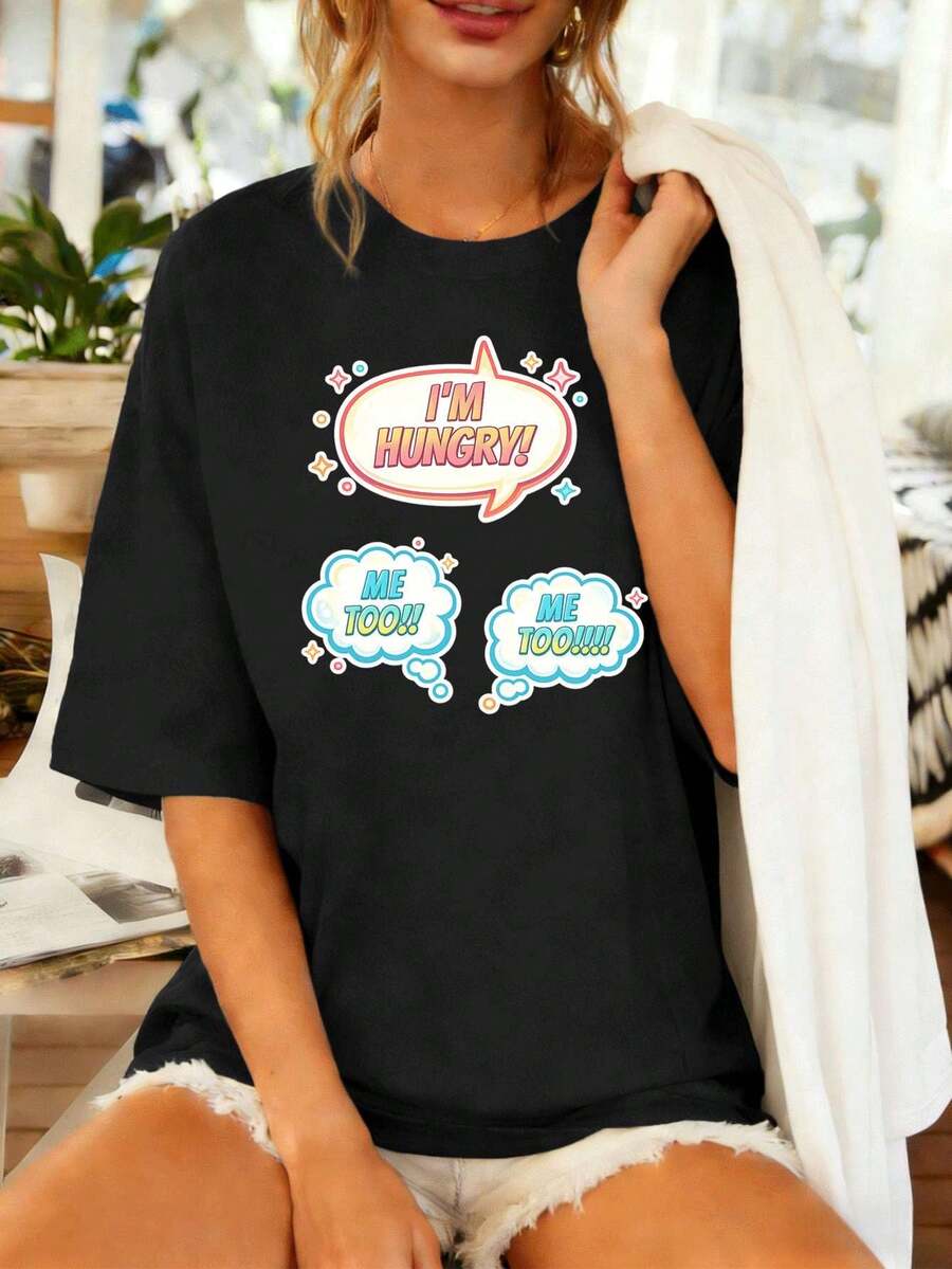 Women T-Shirts - Black - View 1