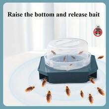 Cockroach Trap Box, Physical Cockroach Catcher And Repellent For Home, -No Bait, Physical Capture Tool For Cockroaches And Other Pests, Flying Insect Control Trap, Suitable For Pastures And Gardens - D - View 7