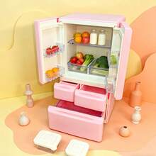 1pc Mini Fridge Model Room Decor, Miniature Scene Fridge Decoration. No Power Needed, Suitable For 14 Years Old And Above - One Size - View 5