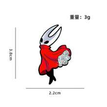 1pc Cartoon Hollow Knight Anime Game Peripheral Hollow Knight Silksong Badge, Backpack, Clothing, Pencil Case Decor, Brooch - Multicolor - View 12