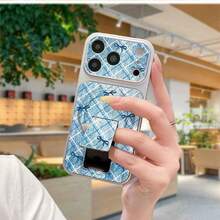 Ốp điện thoại gập từ tính đa chức năng mới với họa tiết denim thời trang và thiết kế nơ, phù hợp với các dòng 17 Pro Max/17/17 Pro, 16 Pro Max/16 Pro/16, 15 Pro Max/15 Pro/15, 14 Pro Max/14 Pro/14, 13 Pro Max/13 Pro/13, 12 Pro Max/12. - Bạc - Xem 2