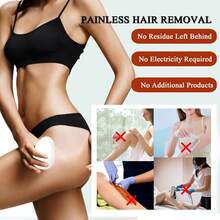 1PC Crystal Hair Remover Hair Eraser Reusable Tool Painless Hair Removal Exfoliator For Women Men Legs Arms Hair Remove Device Glass - Upgraded Version - View 3
