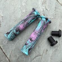AOFDA 15cm Universal Anti-Slip Mountain Bike Handlebar Grips, Soft Rubber Off-Road Bicycle Scooter Skateboard Riding Accessories - Multicolor - View 16