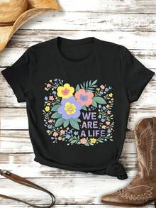 Women T-Shirts - Black - View 2