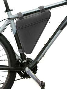 High Quality Triangular Bicycle Frame Bag - Quick Release Adjustable Strap, Durable, Can Carry Phone, Wallet, Tools And Other Cycling Essentials (Black), Fashionable Design | High Quality Manufacturing, Bicycle Bag - Multicolor - View 4