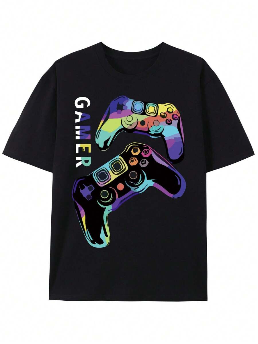 Dam-T-shirts - Svart - Visa 1