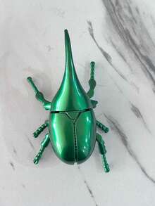 Realistic Beetle Toy Wind-Up Stag Beetle Model Prank Insect Toy Fun Science Educational Animal Ornament Self-Crawling Wind-Up Beetle! Realistic Stag Beetle Too Lifelike, Boys Birthday Gift Summer Toy Wind-Up Realistic Beetle Stag Beetle Cicada Ladybug Insect Model Crawling - Multicolor - View 14