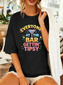 Women T-Shirts - Black - View 1