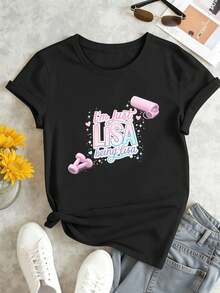 Women T-Shirts - Black - View 2