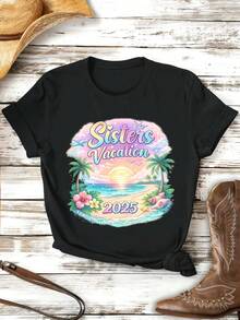 Women T-Shirts - Black - View 2