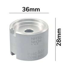 1個 NH34 NH35 手錶機芯固定支架，適用於 NH36 SKX007 7S26 4R35 4R36 2824 2836 8215 機芯改裝底座維修組裝工具 - 銀色 - 查看 4
