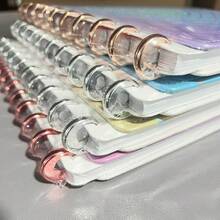 Large Heart-Shaped Smart Notebook, Hardcover, Disc-Bound, 10/11 B5/A4, 80 Sheets, LARGE - 長方形 - 查看 8