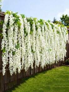 1Bundles Of Realistic Artificial Flowers For DIY Decoration, UV Resistant Bouquets, Fake Plants For Home Hallway Garden, Yard, Dining Table, Living Room, Wedding Party Event Decoration, Artificial Decorative Simulation Plants Flowers, Valentine's Day Spring, Fake Plants, Artificial Vine Flowers, Wall Hanging Artificial Vine Plants, Fake Flowers, Wedding Party Decorations Fake Plants, Valentine's Day - Multicolor - View 4