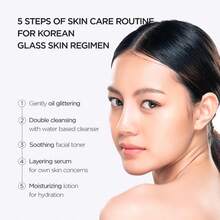 [Official Shop] Korean Glass Skin Set (Daily Skincare Routine For Clear Skin) Cleanser + Foam + Toner + Serum + Moisturizer - Bộ 4 - Xem 8