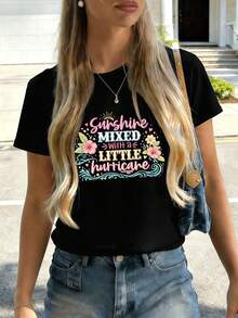 Women T-Shirts - Black - View 2