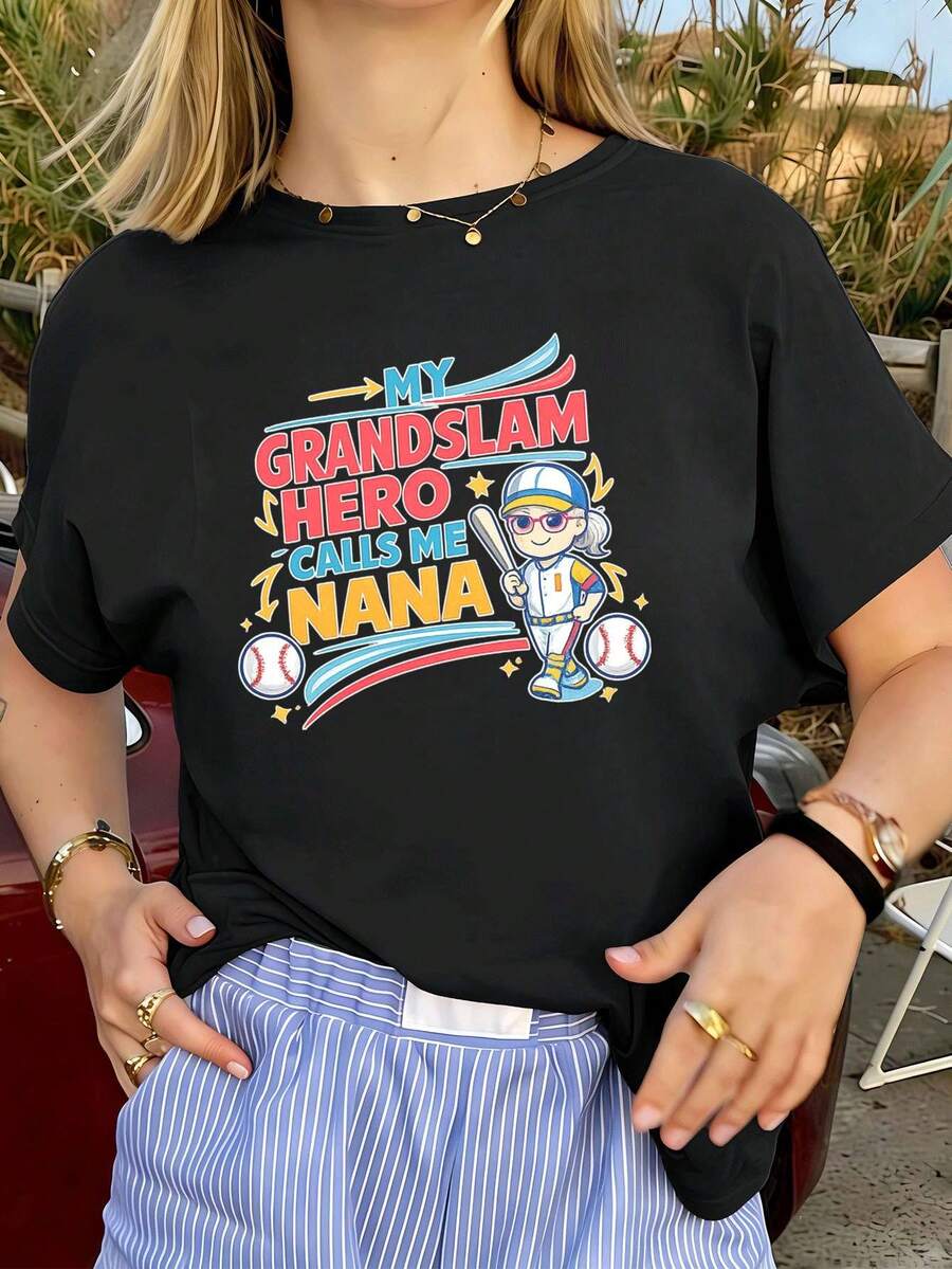 Women T-Shirts - Black - View 1