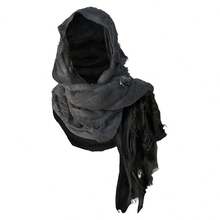 Men Cosplay Clothing - Black Shawl - View 4
