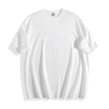 Women's Casual Cotton Round Neck Short Sleeve Regular Length T-Shirt With Unique Dog Graphic - 白色 - 查看 2