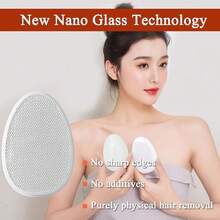 1PC Crystal Hair Remover Hair Eraser Reusable Tool Painless Hair Removal Exfoliator For Women Men Legs Arms Hair Remove Device Glass - Upgraded Version - View 4