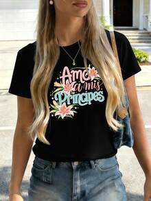 Women T-Shirts - Black - View 2