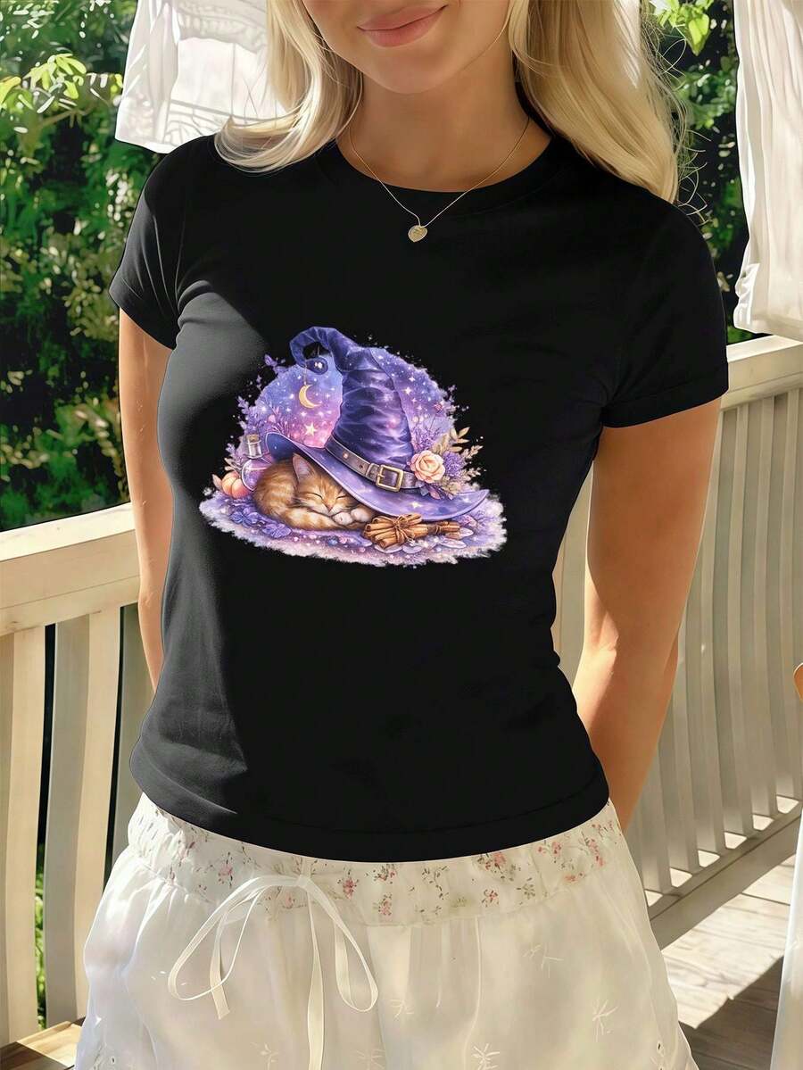 Women T-Shirts - Black - View 1