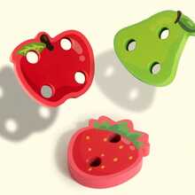 4-Pillar Fruit Fishing Game, Color Recognition & Fine Motor Skills Development, Early Educational Toy For Children - Multicolor - View 13