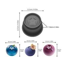 Khuôn làm bánh hình quả việt quất/táo đơn 4 inch, chịu nhiệt và dễ vệ sinh, dụng cụ làm bánh mousse, có thể tái sử dụng. - Xem 9
