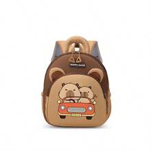 Mochila infantil con diseño de coche de dibujos animados - A - Ver 4