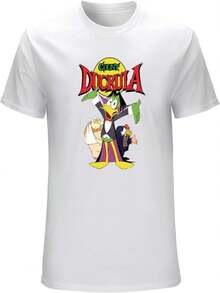 El Conde Duckula - Camiseta con póster color blanco - Blanco - Ver 1